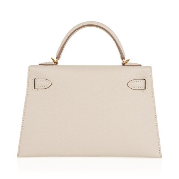 Kelly 28 Sellier Bag Craie Epsom Leather Gold Hardware