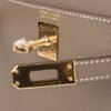 Kelly 20 Mini Sellier Bag Etoupe Limited Edition Epsom Gold Hardware