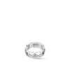 COCO CRUSH RING Quilted motif, small version, 18K white gold - 6