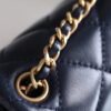 Chanel Mini Flap Bag With CC Ball On Strap Navy Blue For Women, Women&rsquo;s Handbags, Shoulder And Crossbody Bags 6.7in/17cm AS1786