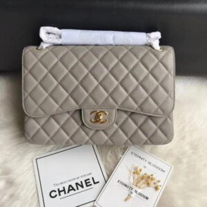 Chanel Caviar Calfskin 30Cm Class-Flap Bag A01113