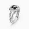 C497A4D8-CF06-63FF-6BC6-9565A4EC6327.jpg Petite Albion® Ring Sterling Silver with Black Onyx and Diamonds - 6