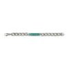 C50296D6-4658-5C12-A75B-3D59773FC00B.jpg Sterling Silver Turquoise Enamel Logo ID Bracelet