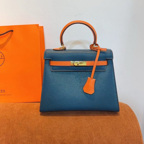 Kelly 25 Bag - White-coffee