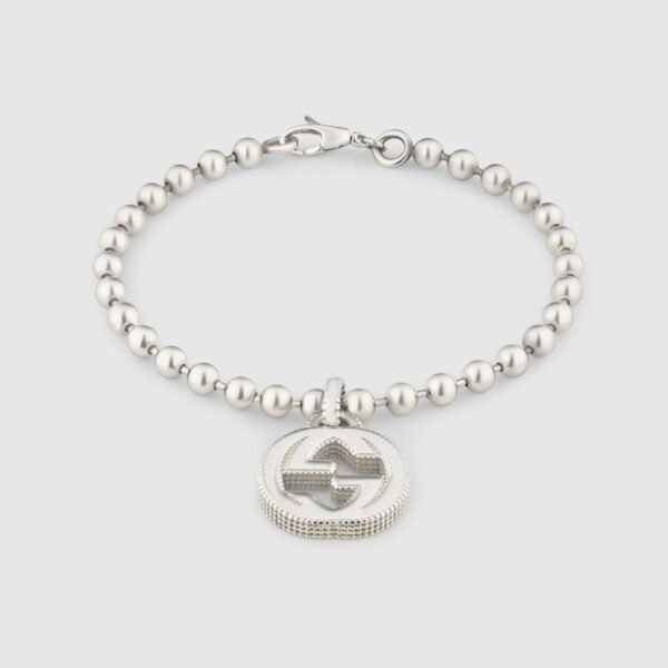 INTERLOCKING G BRACELET IN SILVER