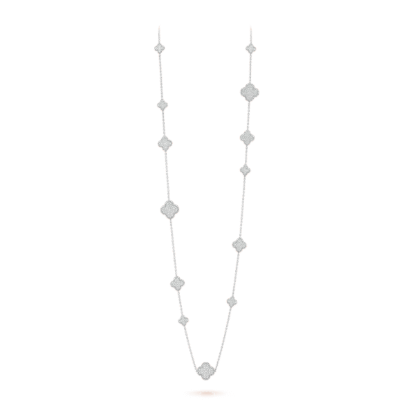 Magic Alhambra long necklace, 16 motifs