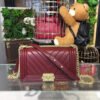 C7F8FF48-F763-BBAD-9CD6-AC3F71A238FC.jpg Chanel Boy Handbag Gold Toned Hardware Burgundy For Women, Women’s Bags, Shoulder And Crossbody Bags 9.8in/25cm A67086
