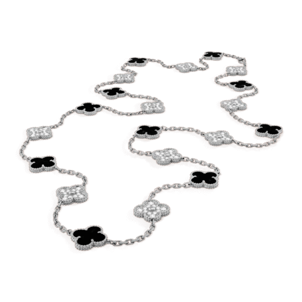 Vintage Alhambra long necklace, 20 motifs