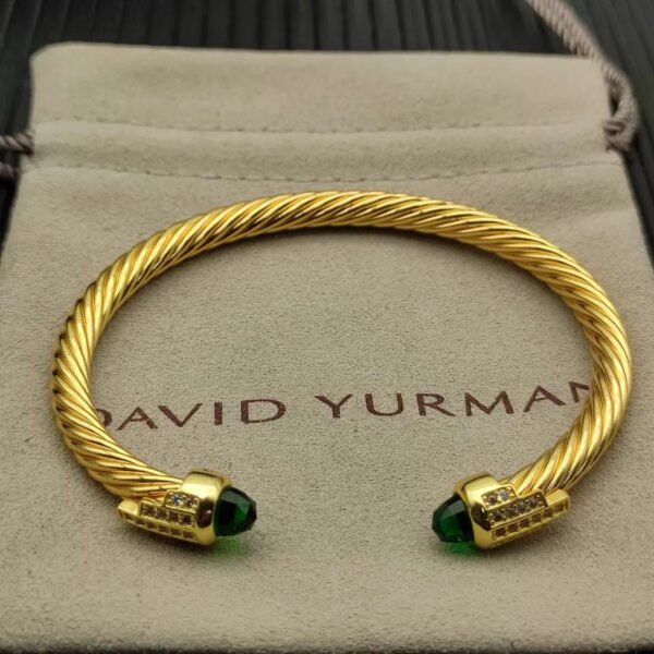 C83B0762-C72B-8BC2-9E5F-1884E16B5AB6.jpg Cable Bracelet with Peridot & Diamond Accents 5mm