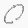 C8A5F148-C0CE-EC6A-5FBC-8AE29608350D.jpg Classic Cable Station Bracelet Sterling Silver with Diamonds, 4mm