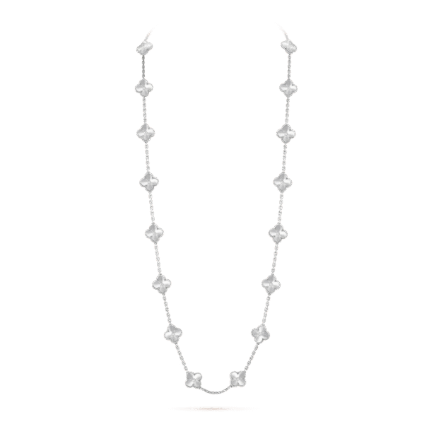 Vintage Alhambra long necklace, 20 motifs