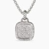 Albion&reg; Pendant Sterling Silver with Pave Diamonds, 14mm