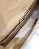 CHANEL Dark Beige Caviar Medium Classic Double Flap Bag