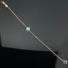 Color Blossom BB Star Bracelet, Yellow Gold, Amazonite and Diamond - White gold