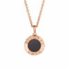 Bulgari Double Faceted Gemstone Necklace
