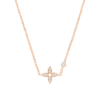 Idylle Blossom Pendant, Pink Gold And Diamonds