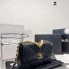 Chanel 19 Hand 2Way Chain Shoulder Bag As1160 Lamb Leather Black Used Women