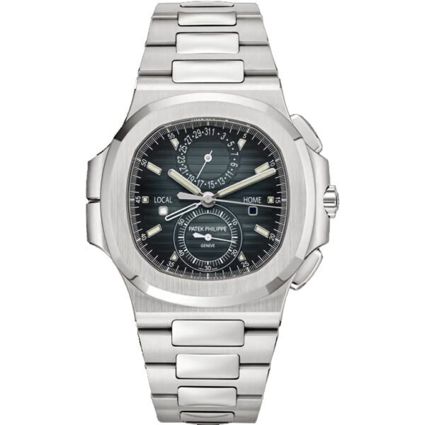 Nautilus 5990/1A-011 Travel Time Chronograph Dual Time 40.5mm