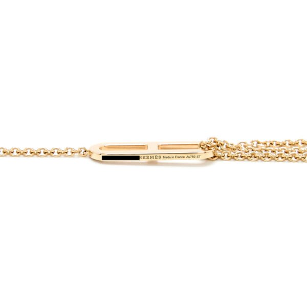 EVER CHAINE D??ANCRE LARIAT NECKLACE GOLD WITH DIAMONDS