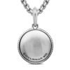 David Yurman sterling silver Maritime Compass diamond amulet