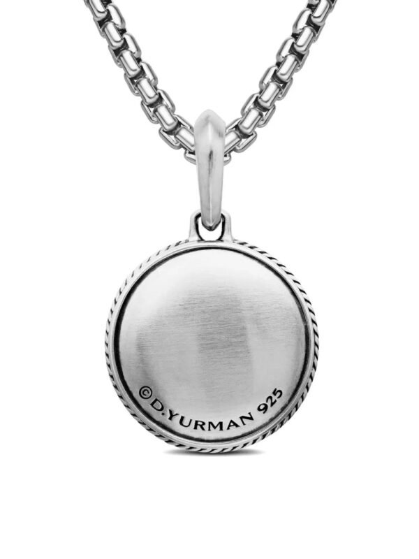 David Yurman sterling silver Maritime Compass diamond amulet