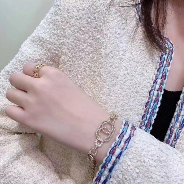 Double C Pearl Bracelet