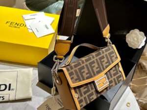 Fendi Baguette Sofe Trunk - Yellow