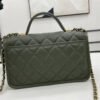 Chanel AS3653 22K Bag Dark Green For Women, Women&rsquo;s Bags 9.8in/25cm