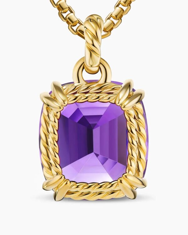 D077A94A-5791-6C69-FF0E-92071984C101.jpg Marbella Pendant 18K Yellow Gold with Amethyst, 22mm
