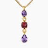 D0DF58B2-04CD-DC16-FF19-2F57C764E14A.jpg Marbella Y Pendant 18K Yellow Gold with Amethyst and Rhodolite Garnet, 57.8mm