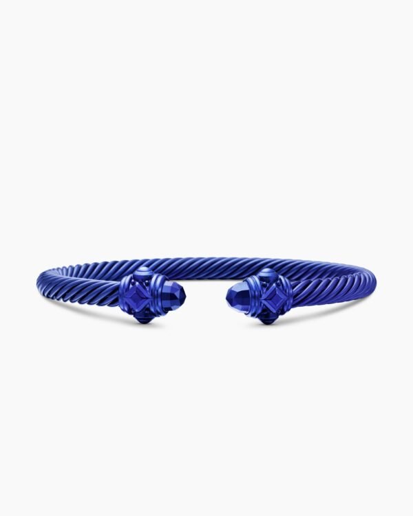 Renaissance&reg; Classic Cable Bracelet Blue, 5mm