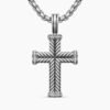 D2DA3608-D9C6-B5AB-9110-8882CA260966.jpg Chevron Cross Pendant Sterling Silver with Diamonds