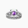 Petite Albion&reg; Ring Sterling Silver with Amethyst and Diamonds - 6
