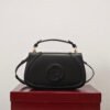 Gucci Blondie Leather Top Handle Black 27x17cm
