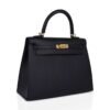 D41E515A-6026-3F5E-31AF-6F043DF42505.jpg Kelly Sellier 25 Bag Black Epsom Gold Hardware New