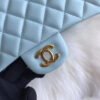 Chanel 1112 Tiffany Blue Medium Size 2.55 Lambskin Leather Flap Bag