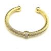 D51E5700-899C-77B9-E03E-400ED14BC8DF.jpg Classic Cable Station Bracelet 18K Yellow Gold and Pave Diamonds, 7mm