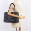 D59929F5-93F1-3B74-C329-C5753D4966C4.jpg Caviar Quilted Grand Shopping Tote GST Black - Gold chain