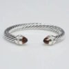 D5B3B7A7-45F3-B450-739B-C92A6F69004A.jpg Classic Cable Bracelet Sterling Silver and Citrine with Diamonds, 7mm