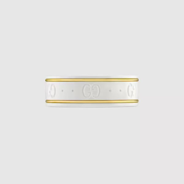Icon ring in yellow gold