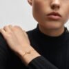 Volt Upside Down Chain Bracelet, Yellow Gold