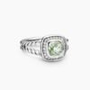 D74445D6-27CB-13ED-DF95-6660957AD06A.jpg Petite Albion® Ring Sterling Silver with Prasiolite and Diamonds - 6
