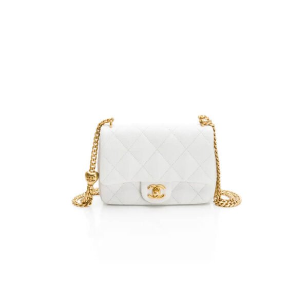 D82CAFA1-4019-D713-79F5-EAD215463FBE.jpg Chanel Love Gold Ball Chain Shoulder Bag