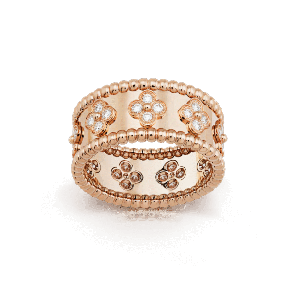 Perlee clovers ring, small model