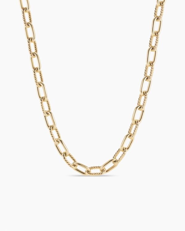 D998F57F-20EC-E8C8-DCBA-2E4BD45F80D6.jpg DY Madison Chain Necklace 18K Yellow Gold, 11mm