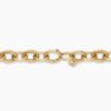 Oval Link Chain Necklace 18K Yellow Gold, 16mm