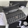 Chanel Classic Handbag Lambskin & Silver Metal A01112