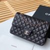 Chanel Classic Handbag Silver Hardware BlackFor Women, Women&rsquo;s Bags, Shoulder And Crossbody Bags 10.2in/26cm A01112