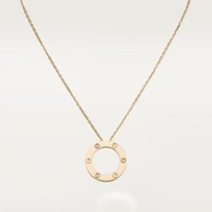 LOVE NECKLACE, 3 DIAMONDS