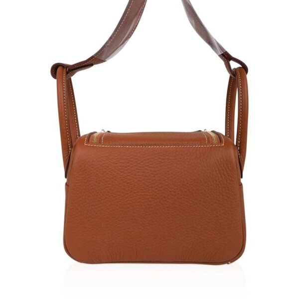 DD6EBA0C-A0A7-CC5B-AC2E-90137E2487C4.jpg Mini Lindy 20 Bag Gold Clemence Leather with Gold Hardware